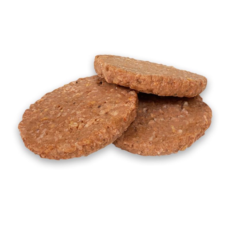 Vegetabiliskprotein burger-biff à 55 g